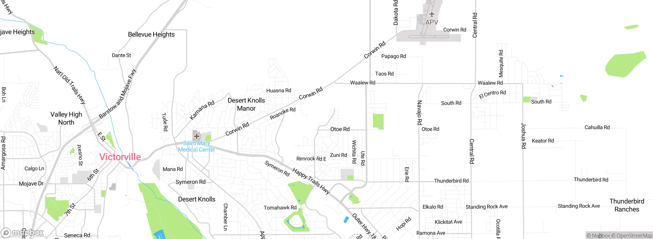 Map showing approximate location
