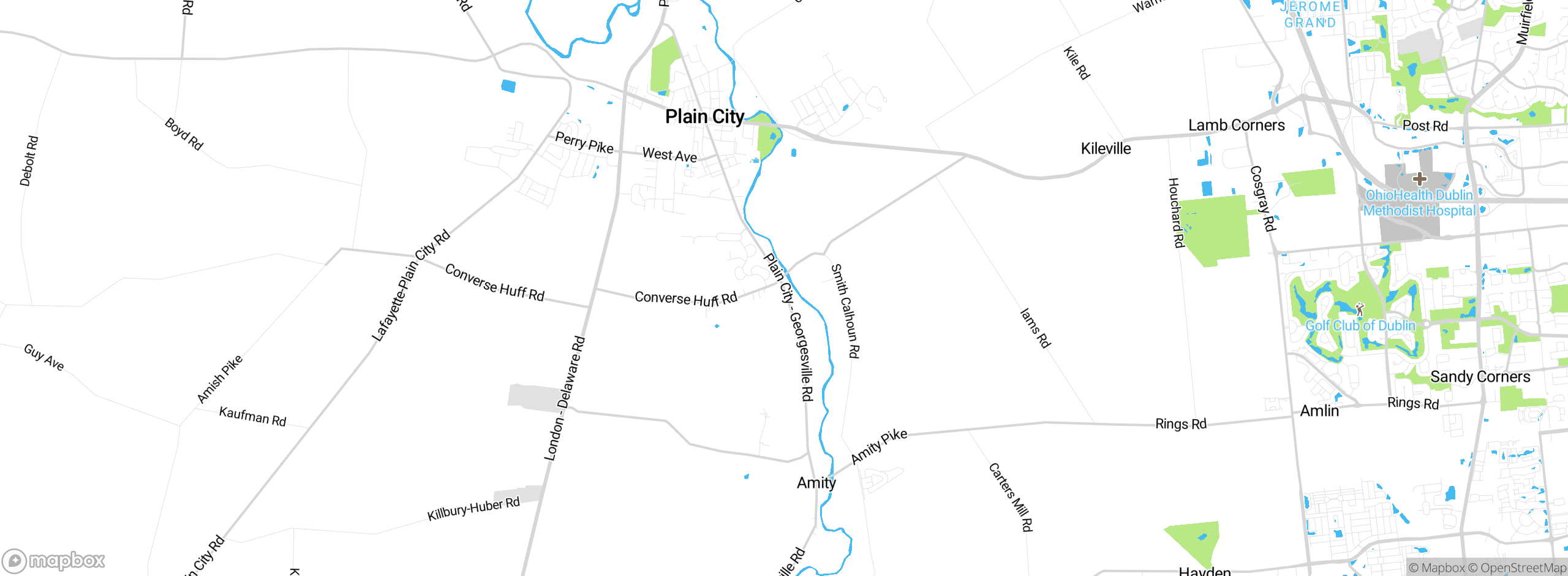 Map showing approximate location
