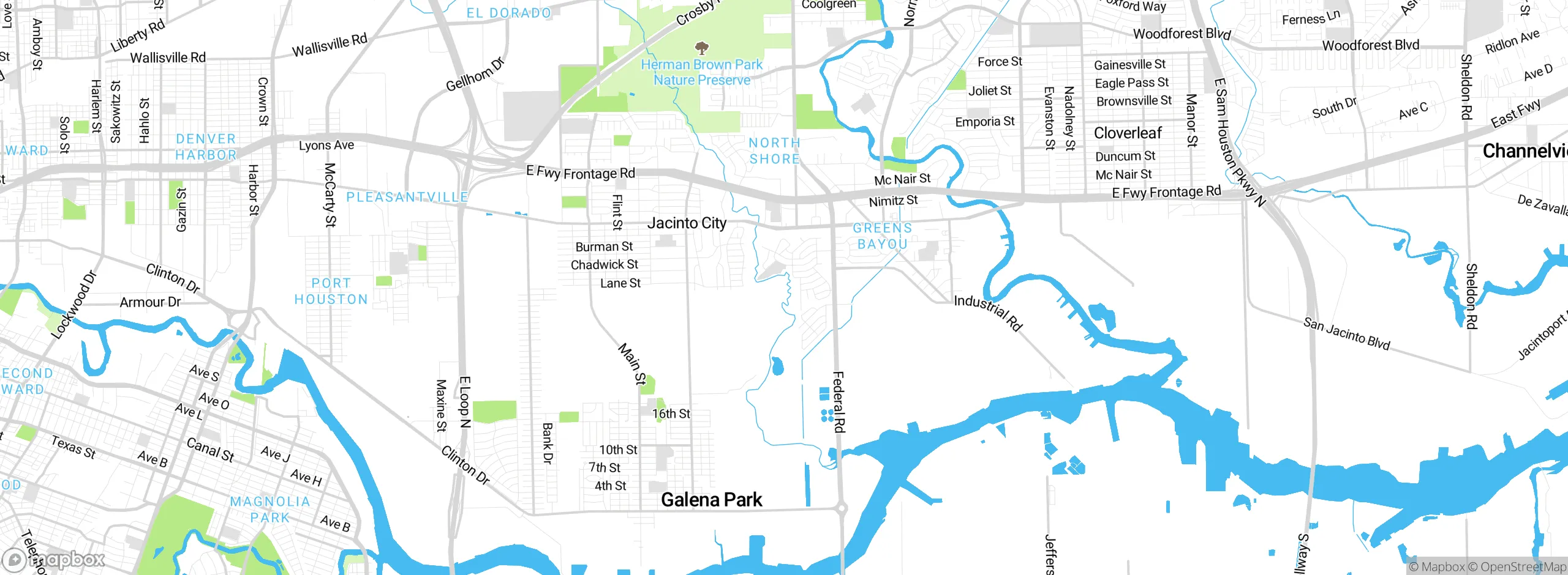 Map showing approximate location