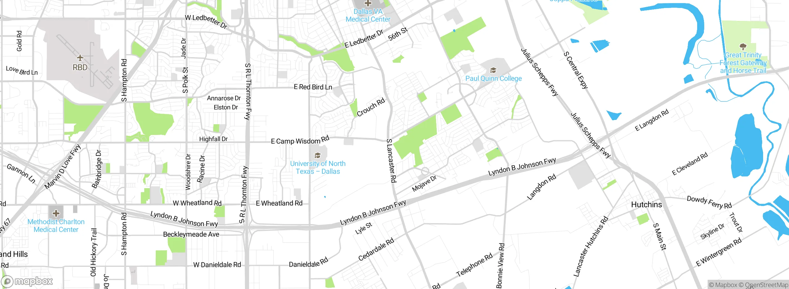 Map showing approximate location