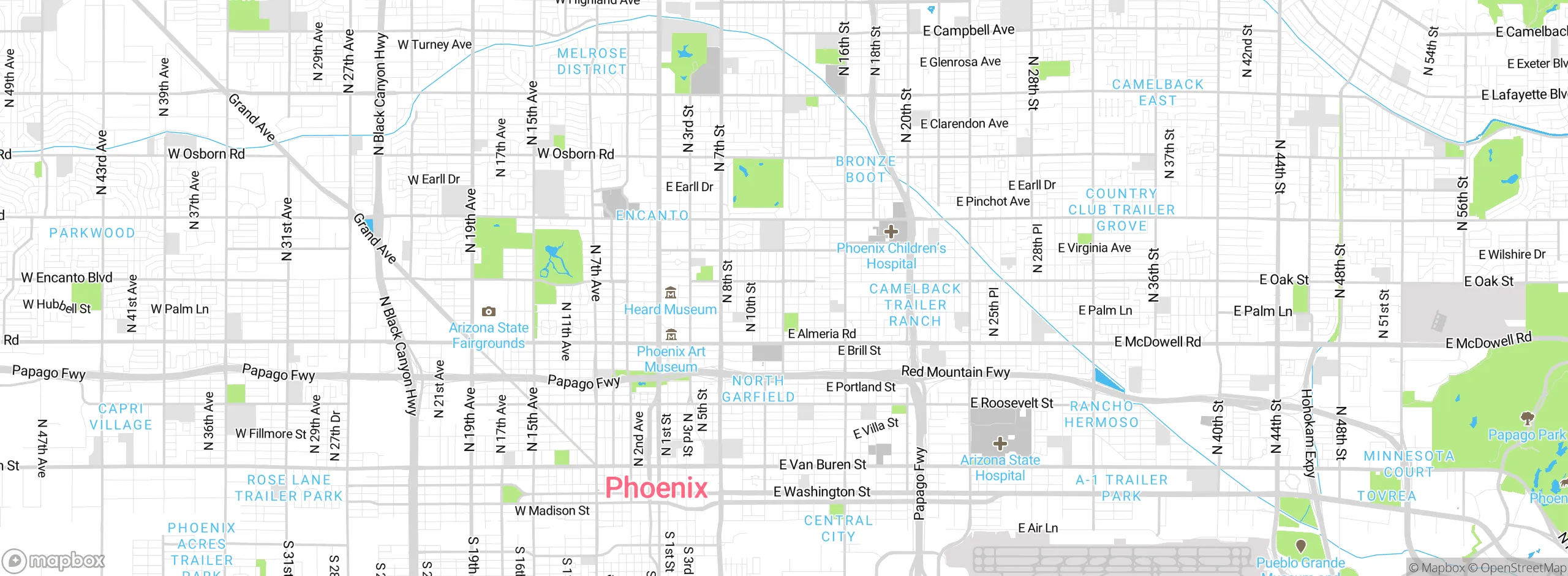 Map showing approximate location