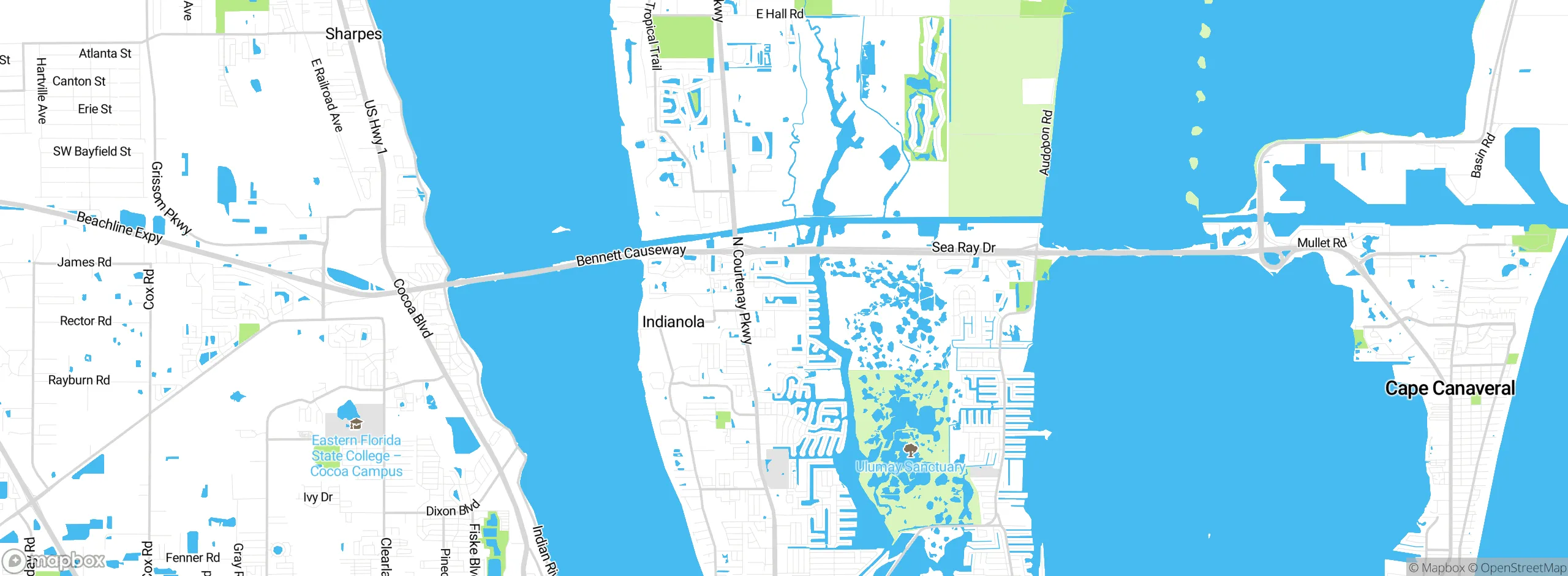 Map showing approximate location