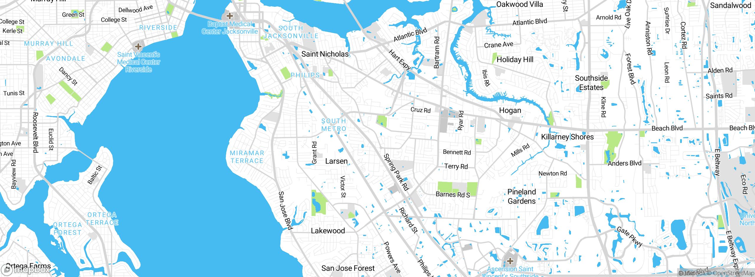 Map showing approximate location