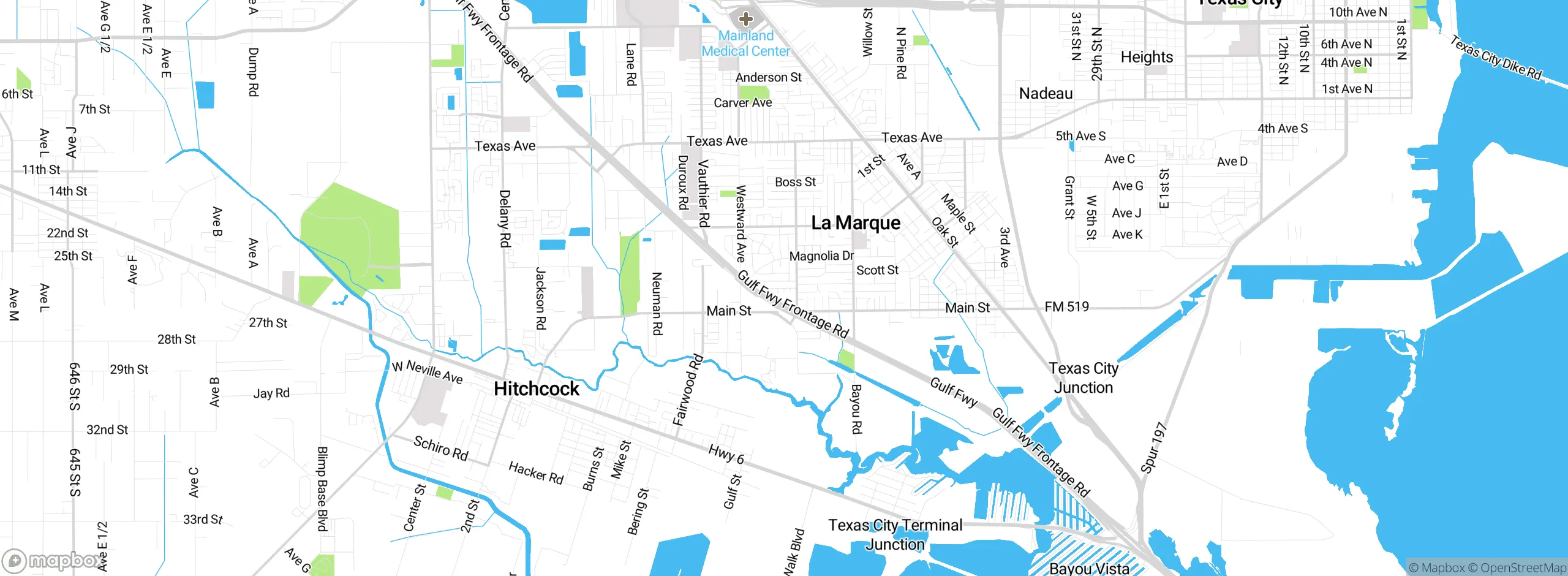 Map showing approximate location