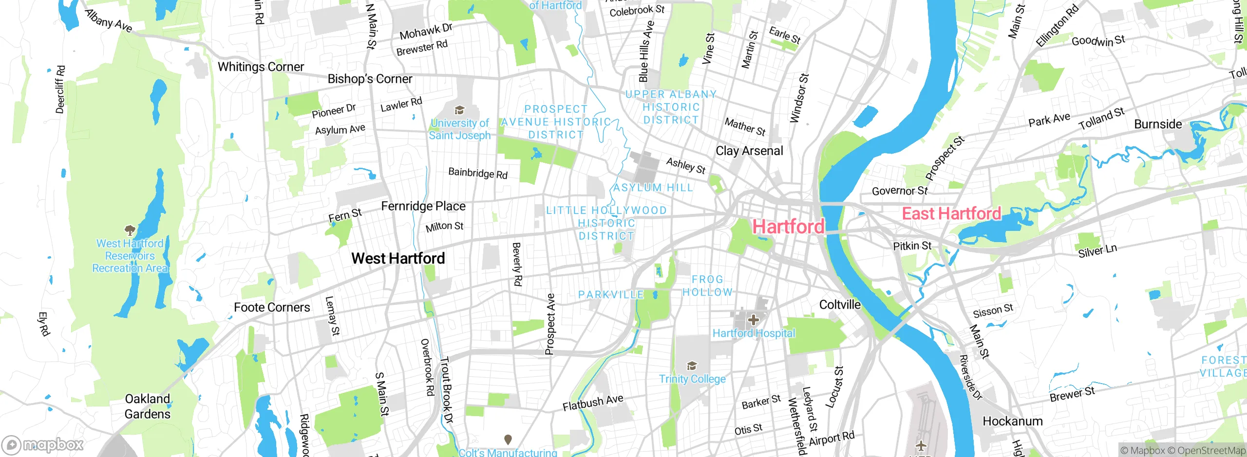 Map showing approximate location