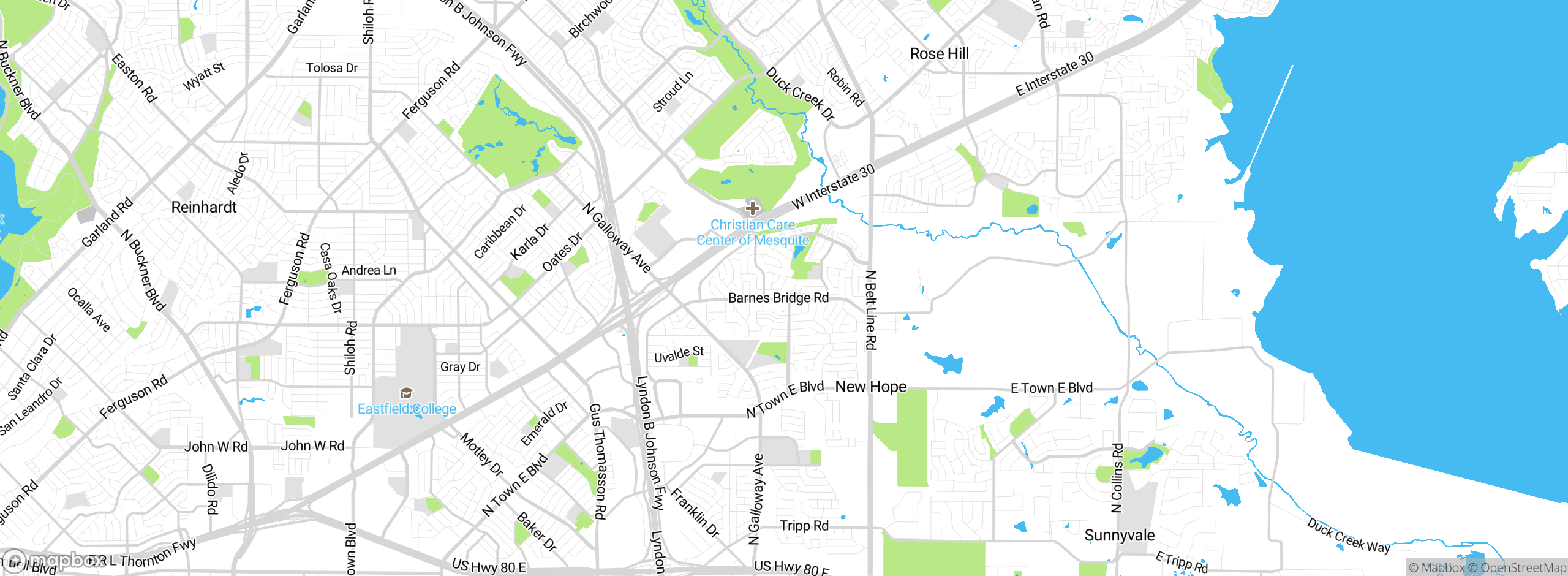 Map showing approximate location
