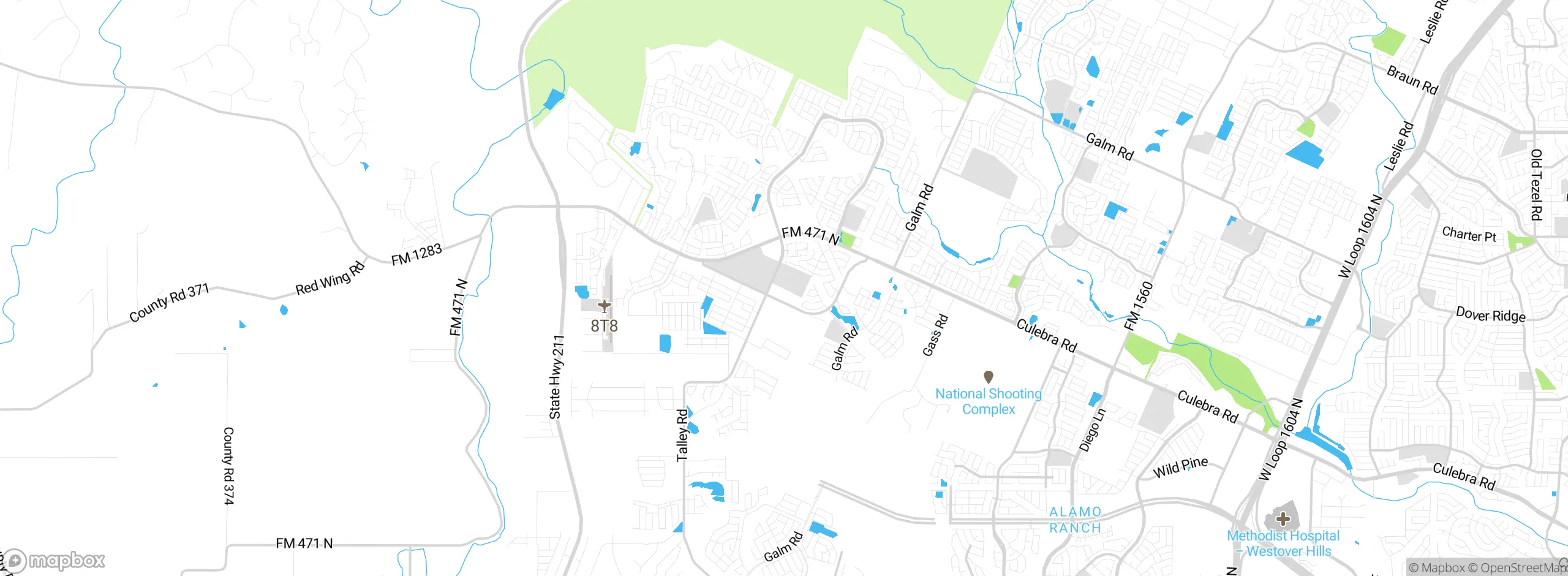 Map showing approximate location
