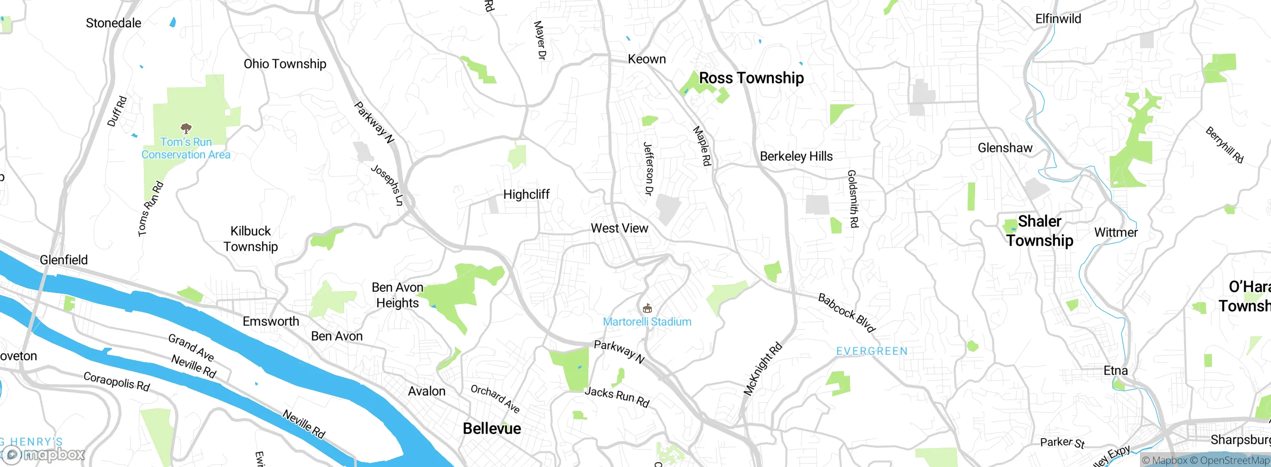 Map showing approximate location