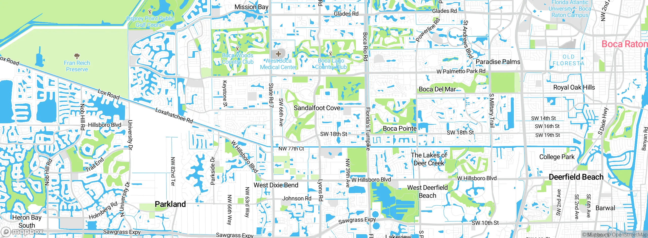 Map showing approximate location