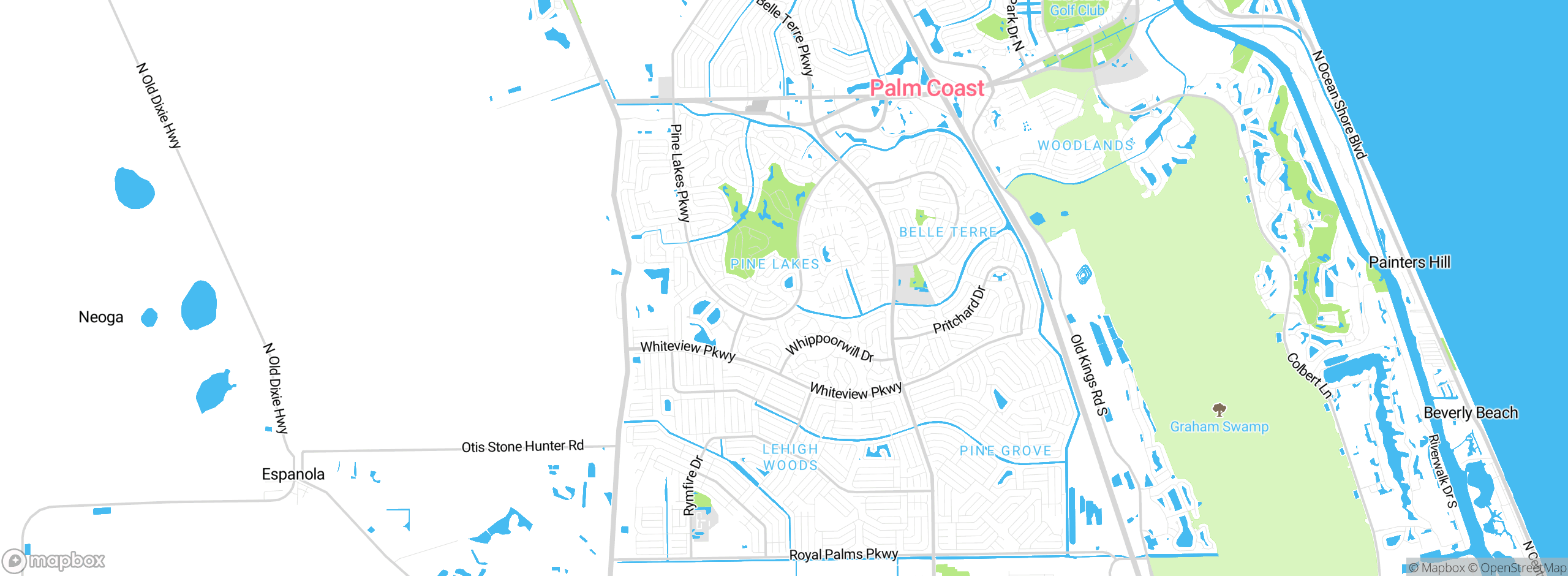 Map showing approximate location