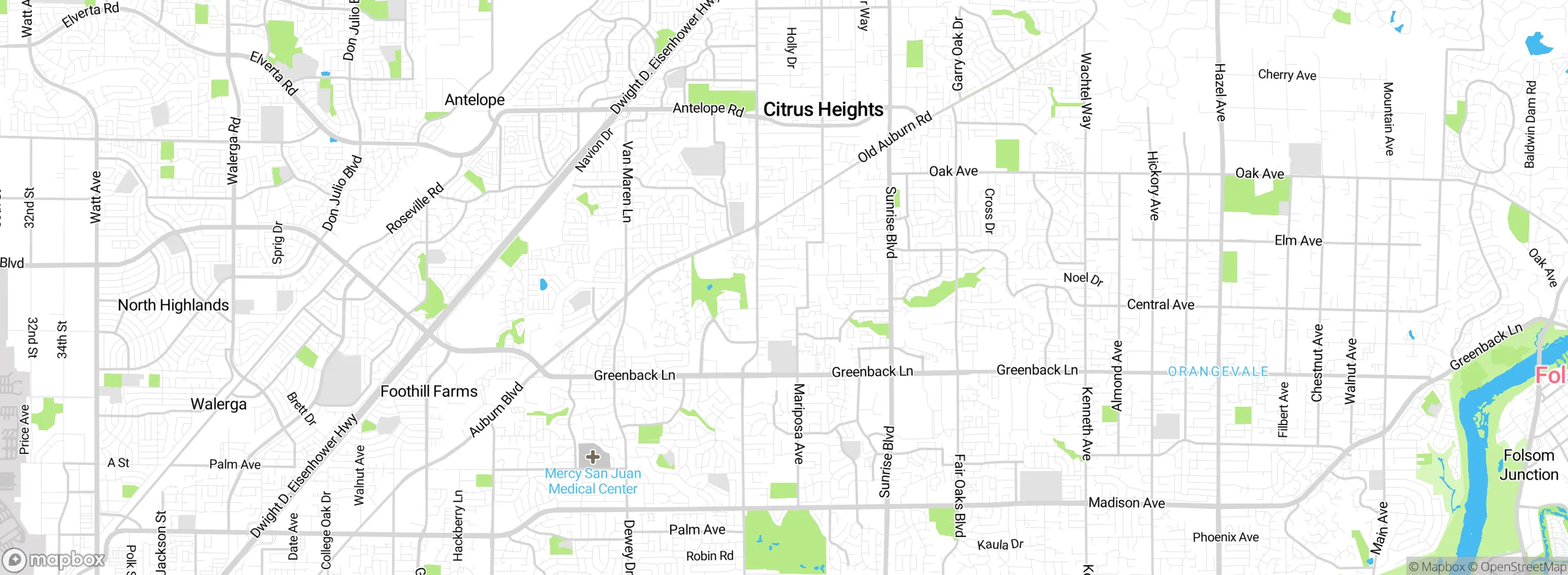 Map showing approximate location