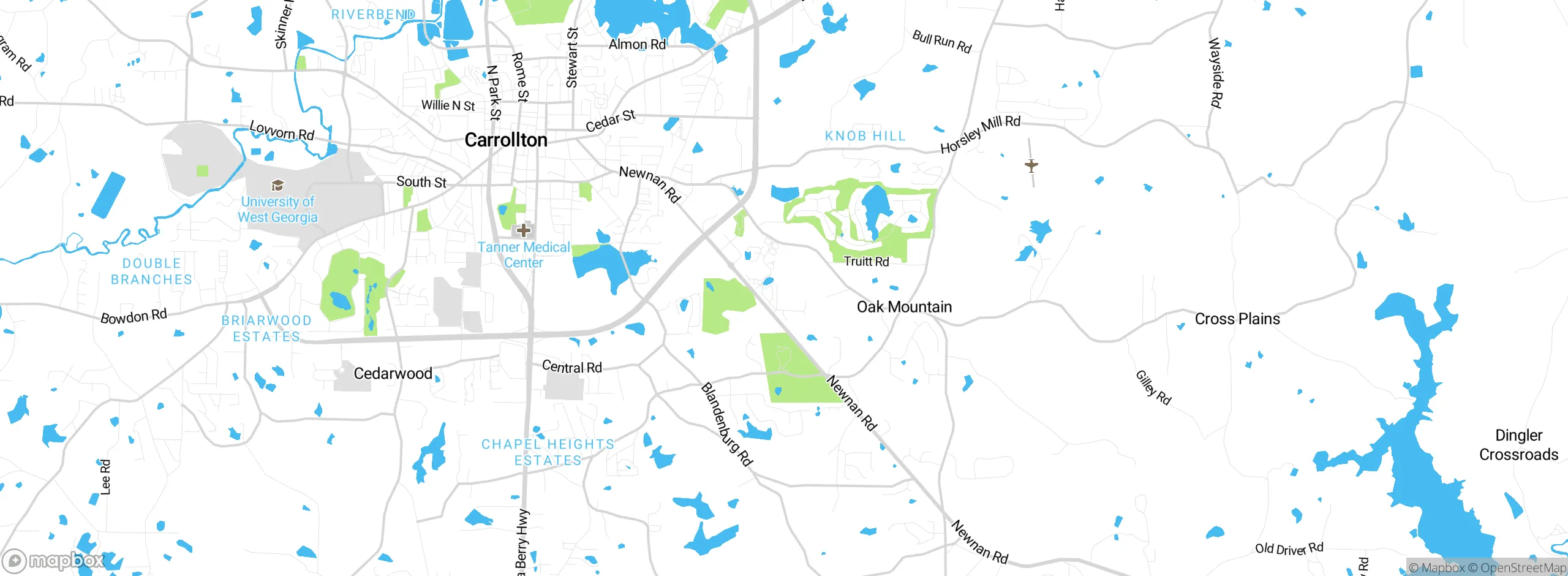 Map showing approximate location