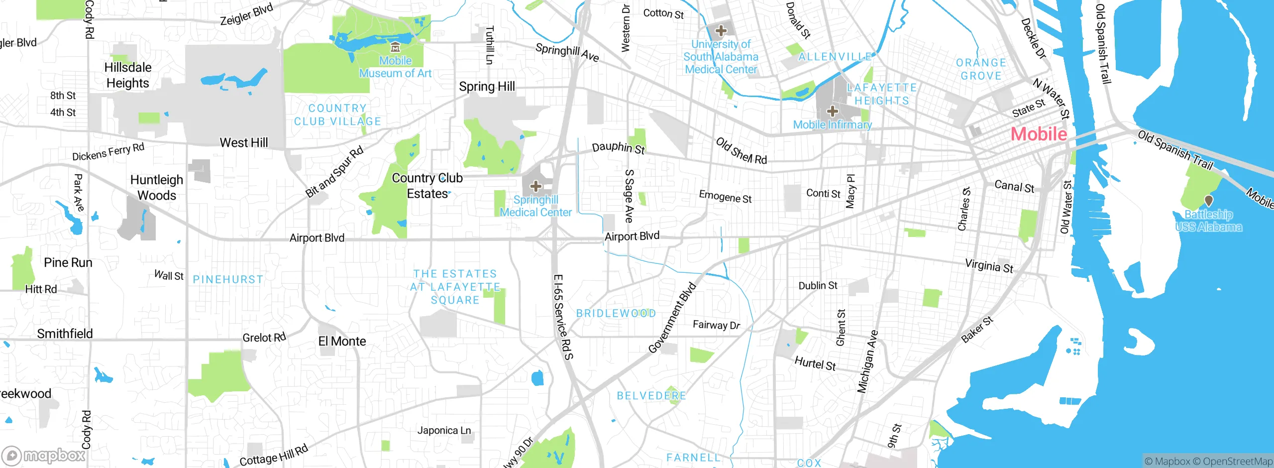Map showing approximate location