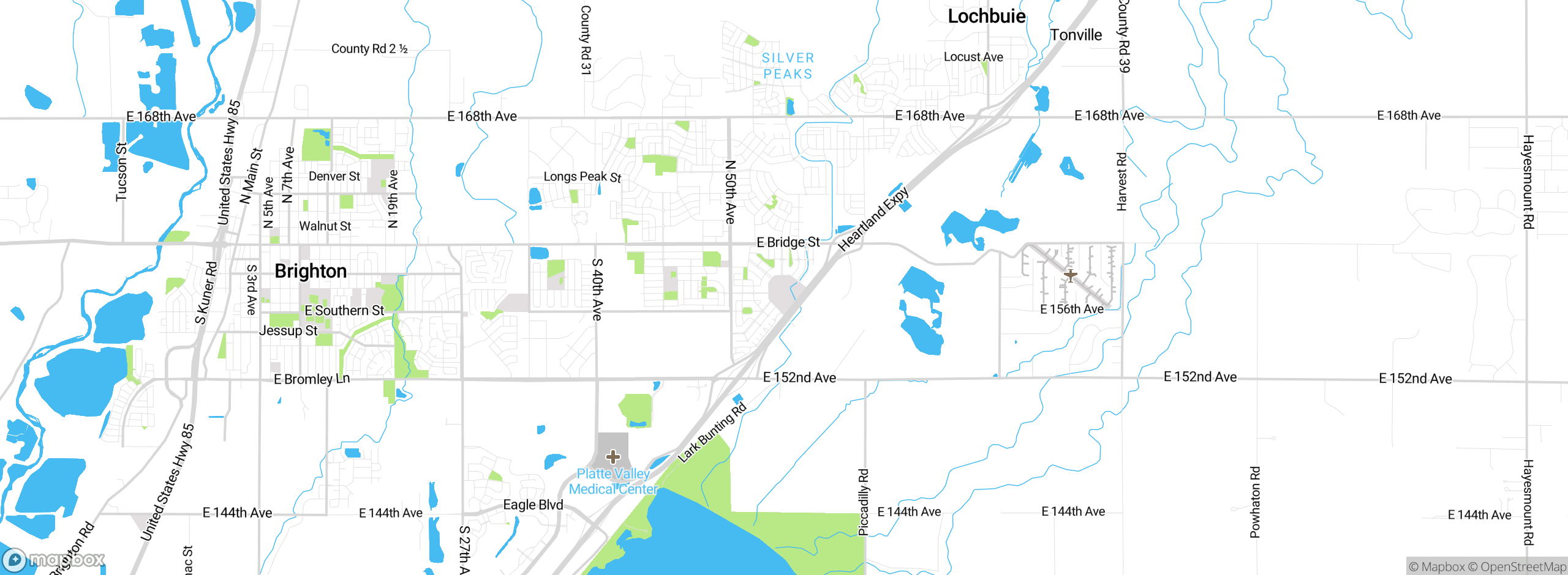 Map showing approximate location
