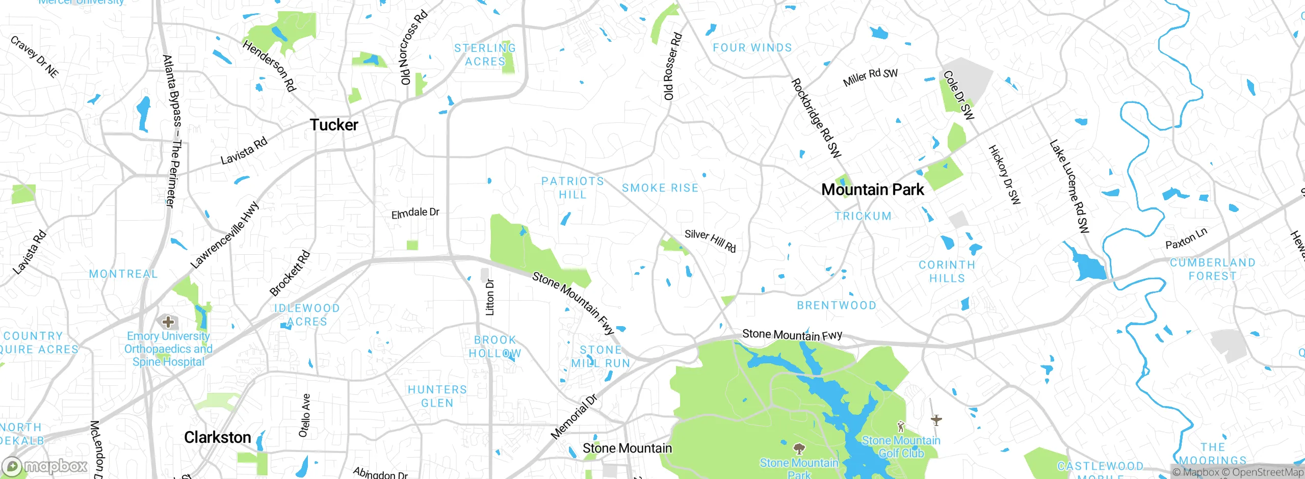 Map showing approximate location