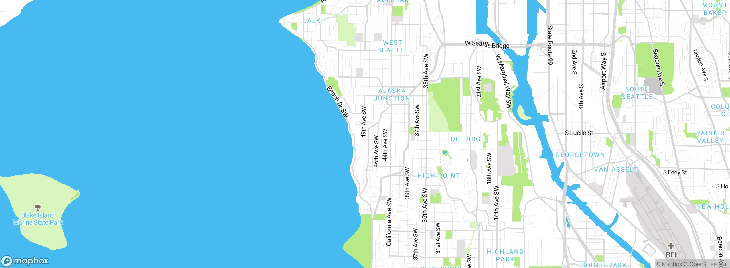 Map showing approximate location