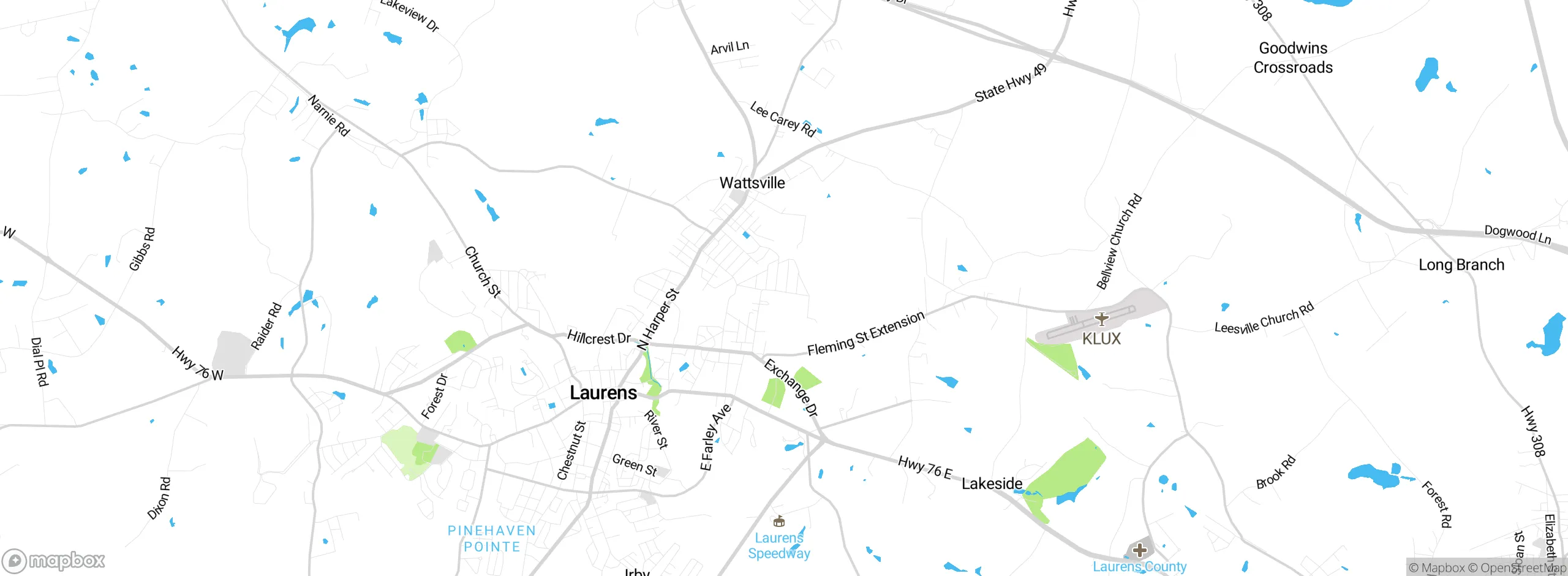 Map showing approximate location