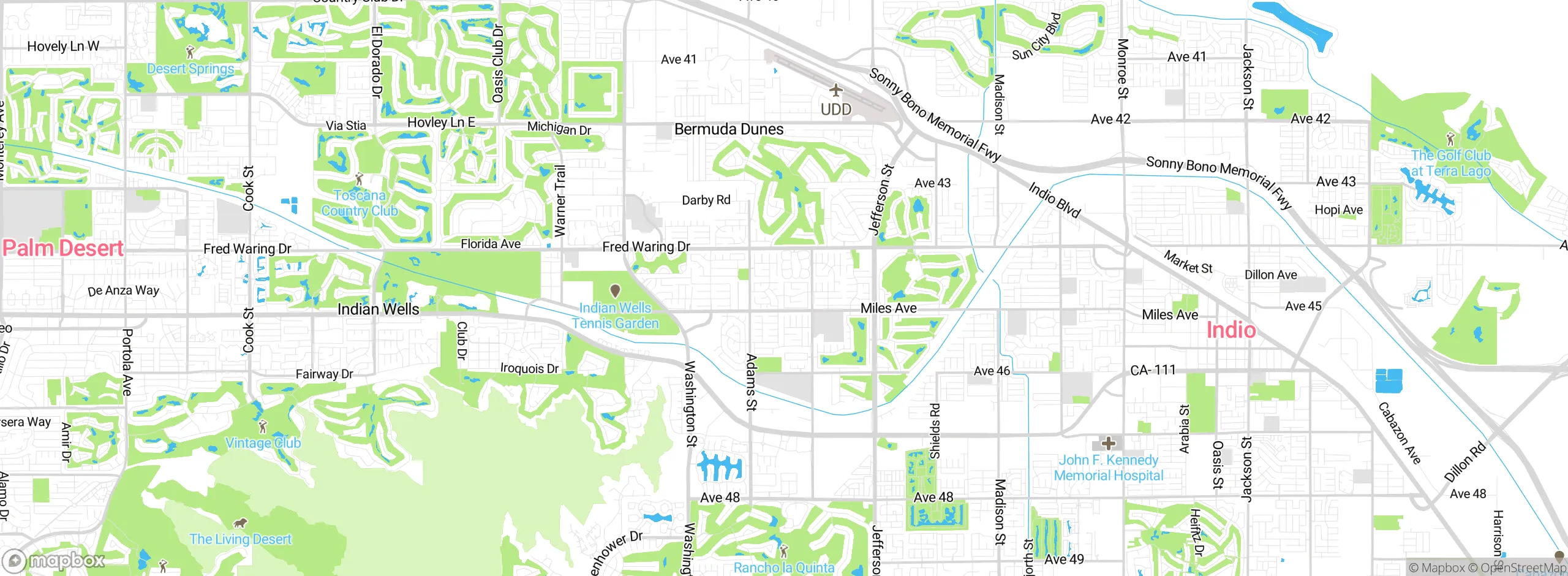 Map showing approximate location