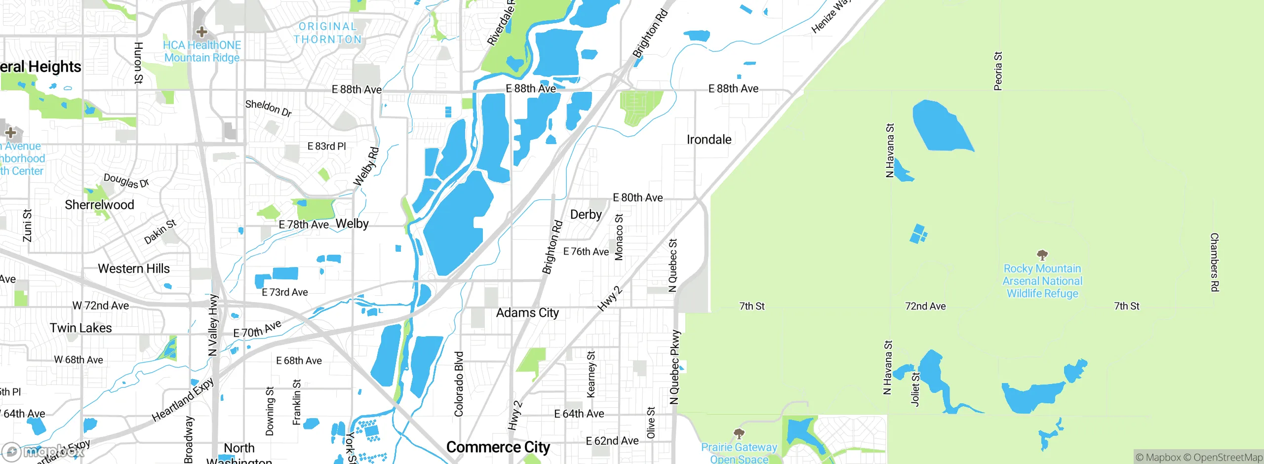 Map showing approximate location