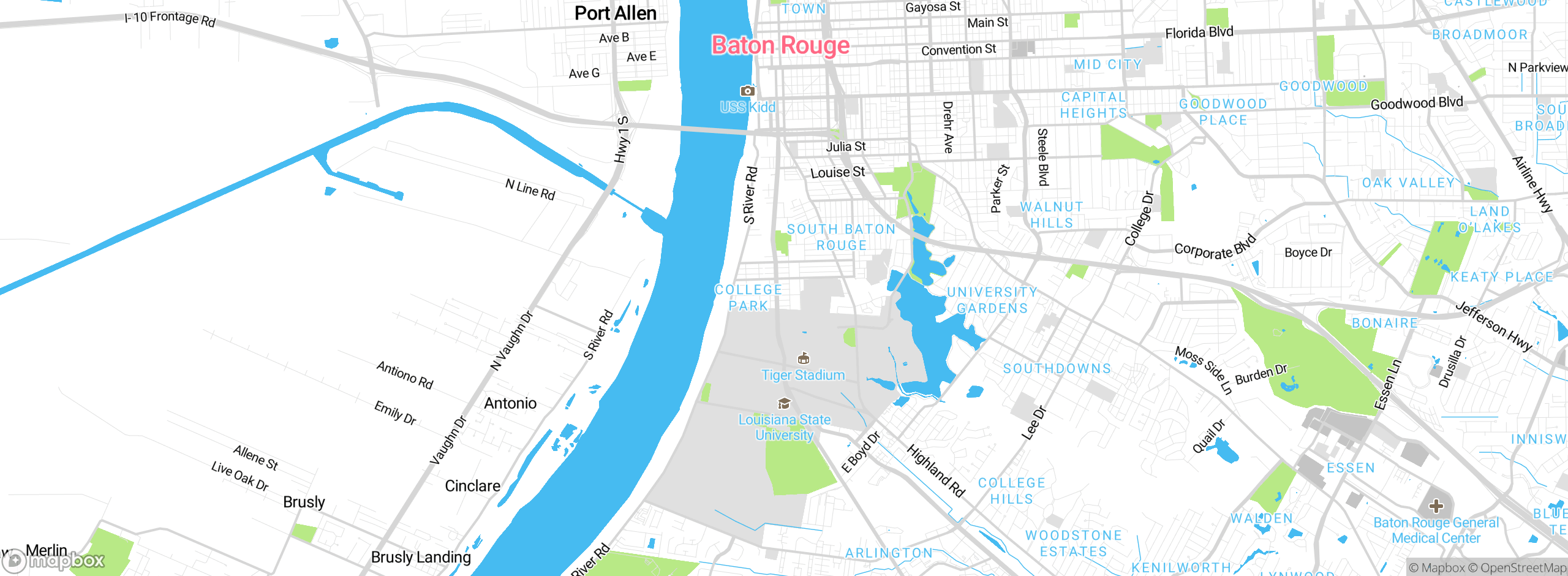 Map showing approximate location