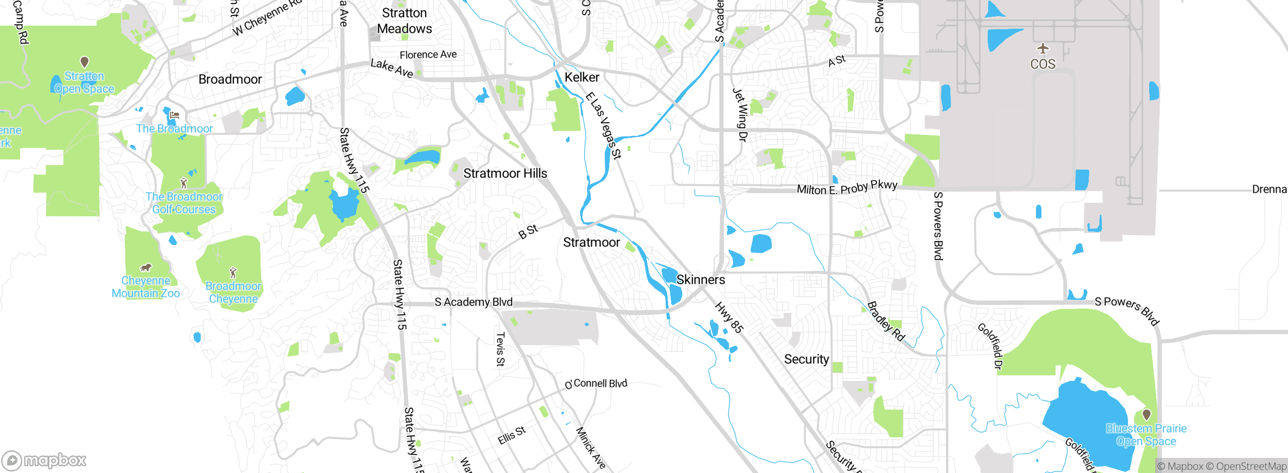 Map showing approximate location
