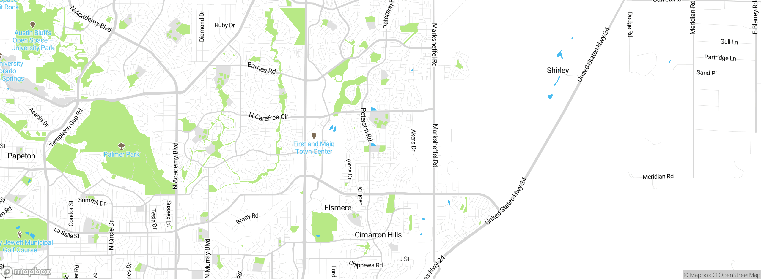 Map showing approximate location