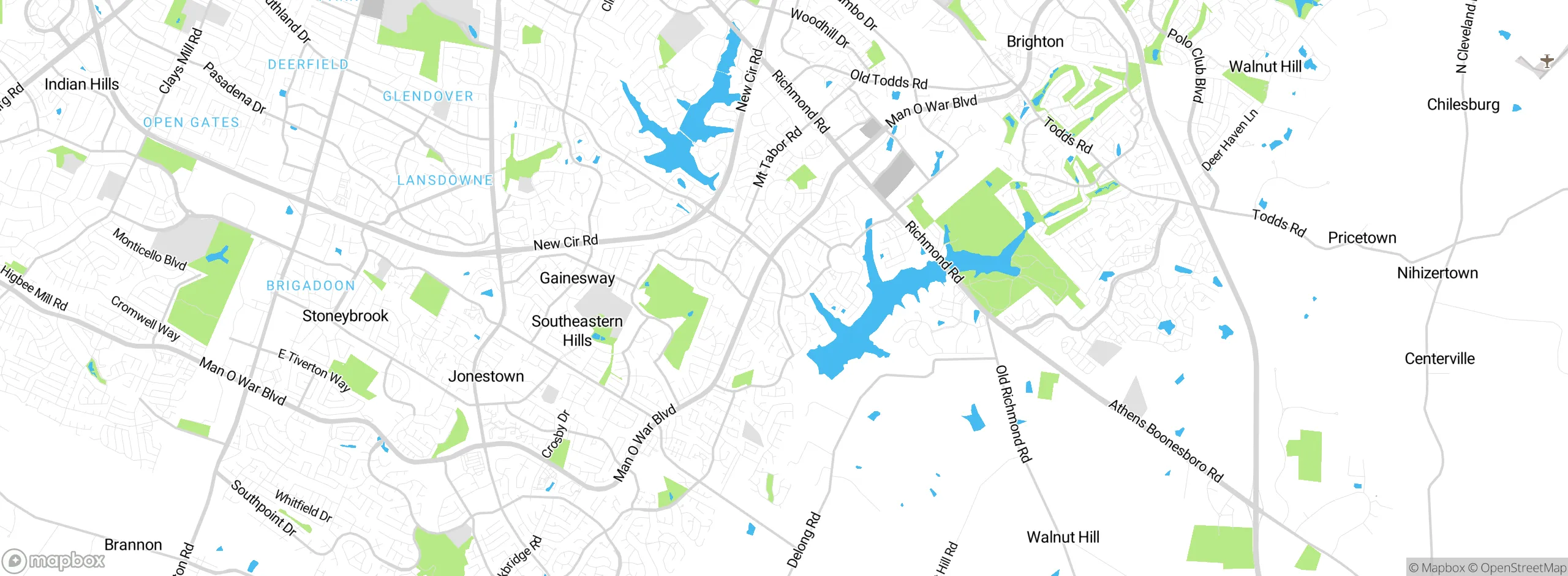 Map showing approximate location