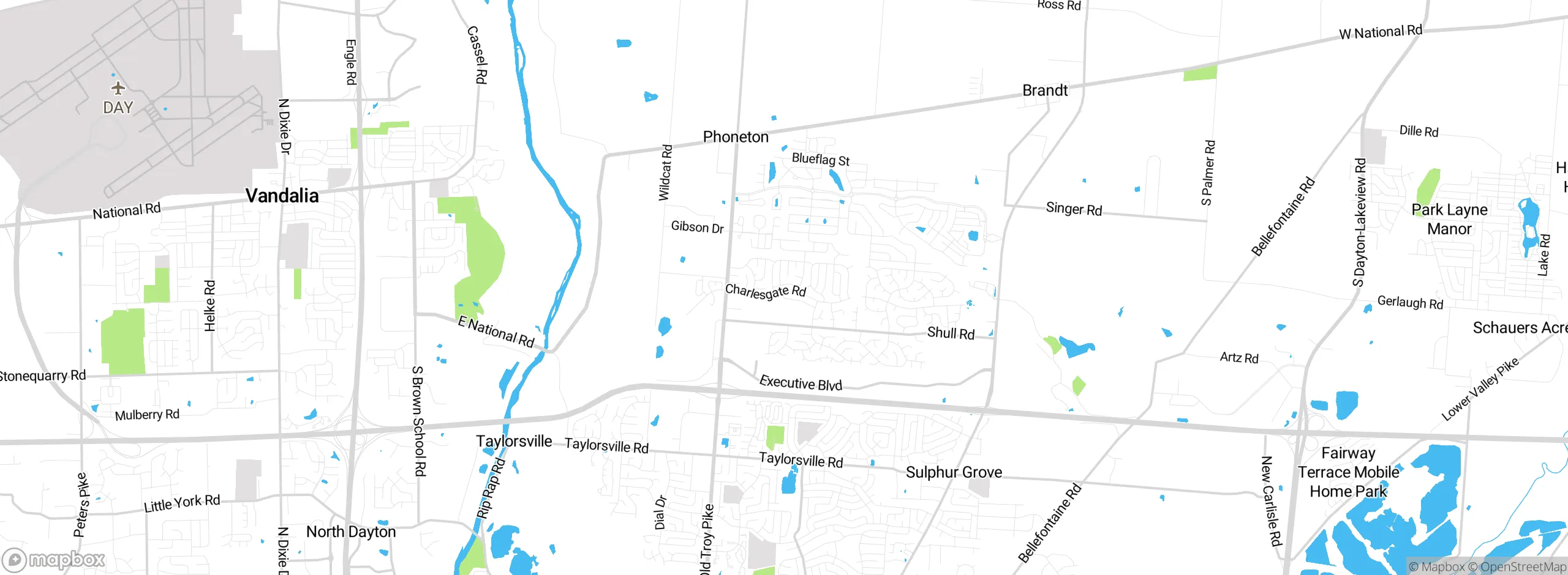 Map showing approximate location