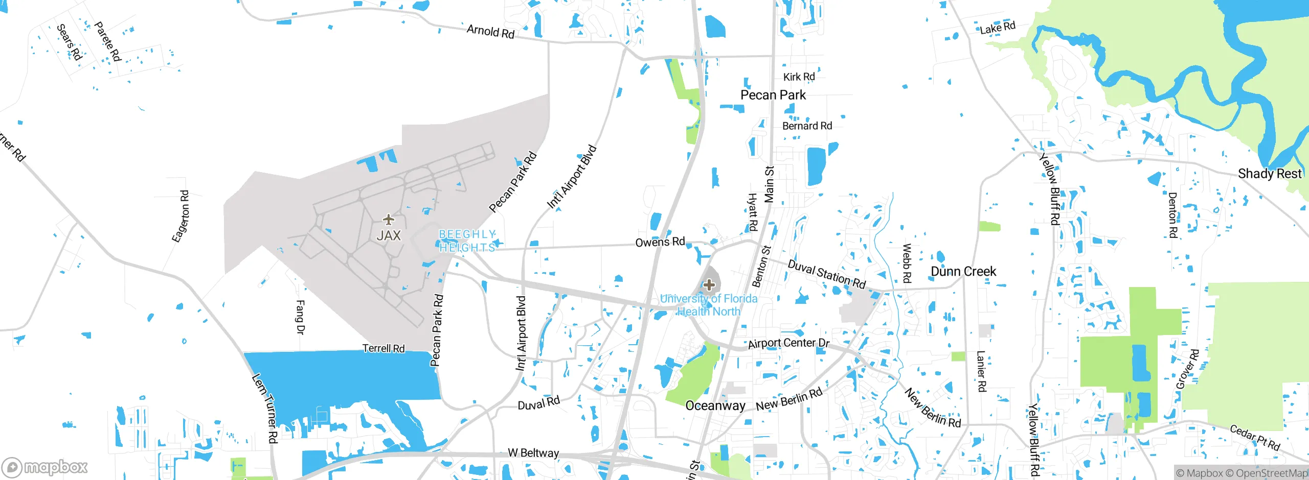 Map showing approximate location