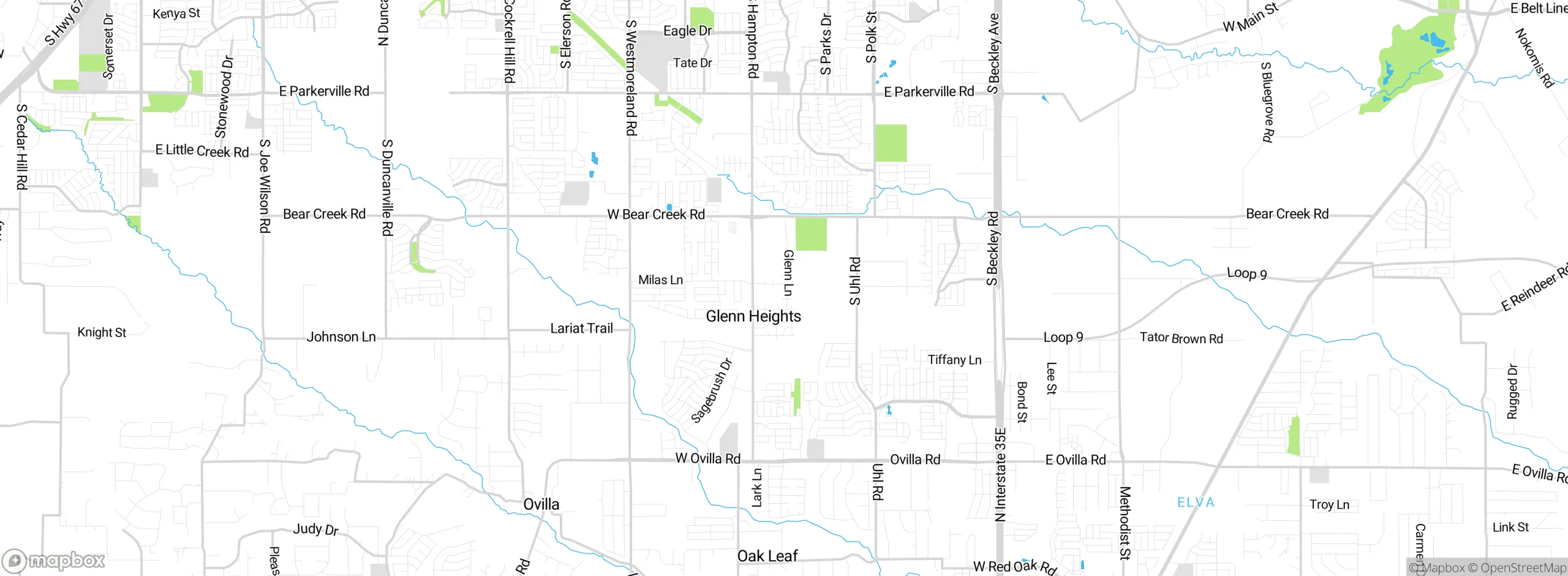 Map showing approximate location