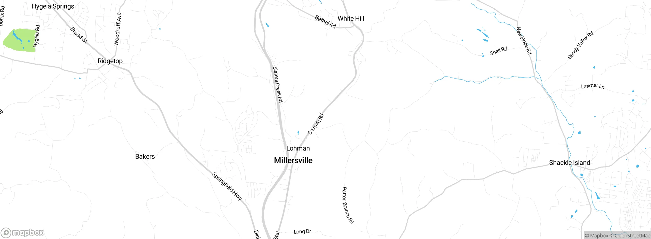 Map showing approximate location
