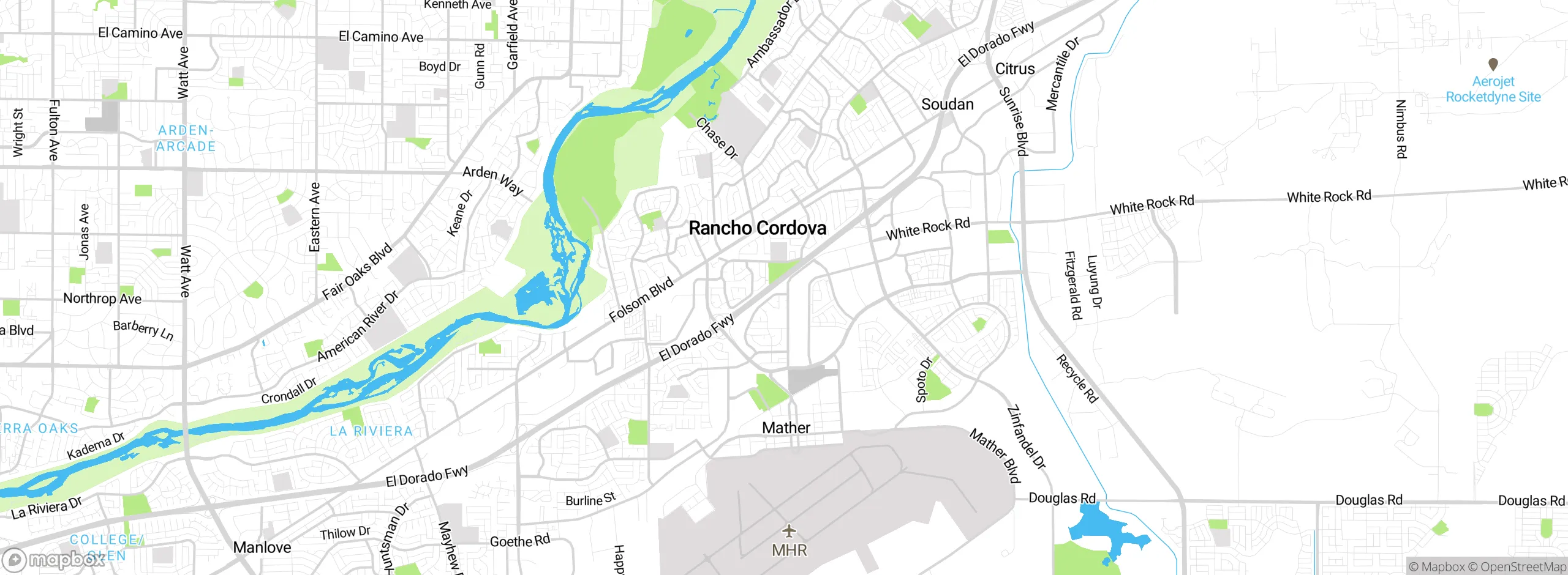 Map showing approximate location