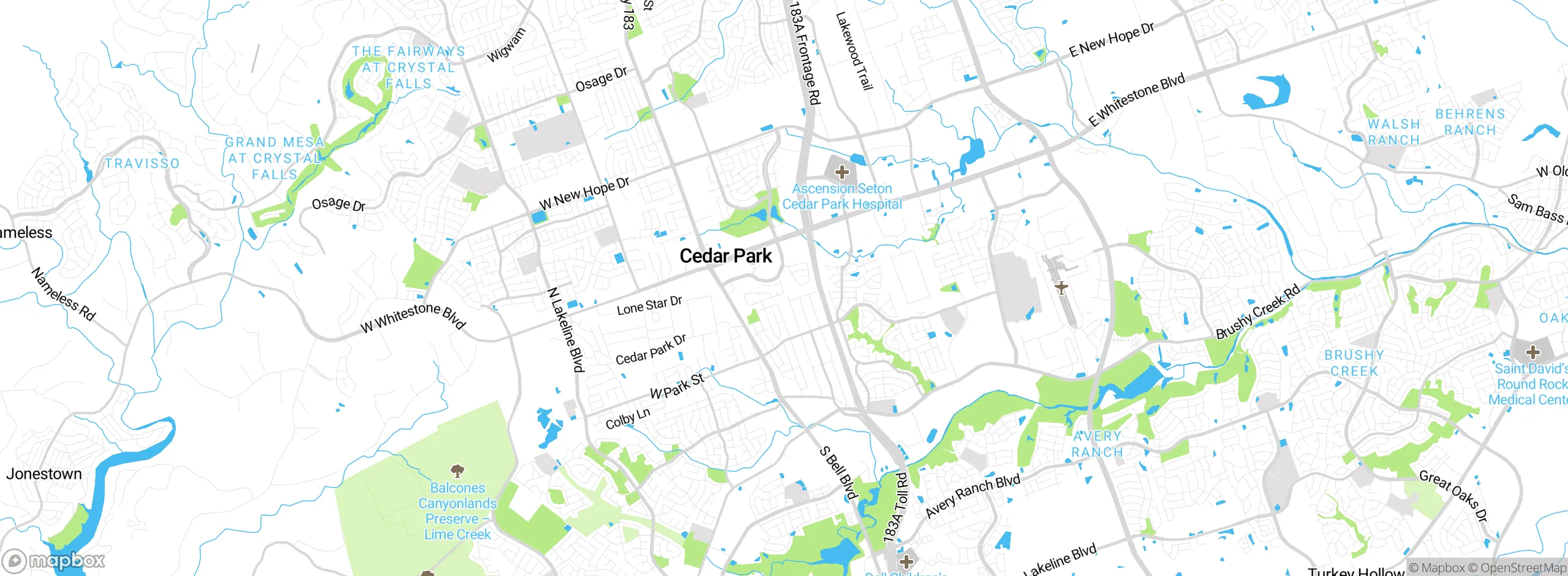 Map showing approximate location