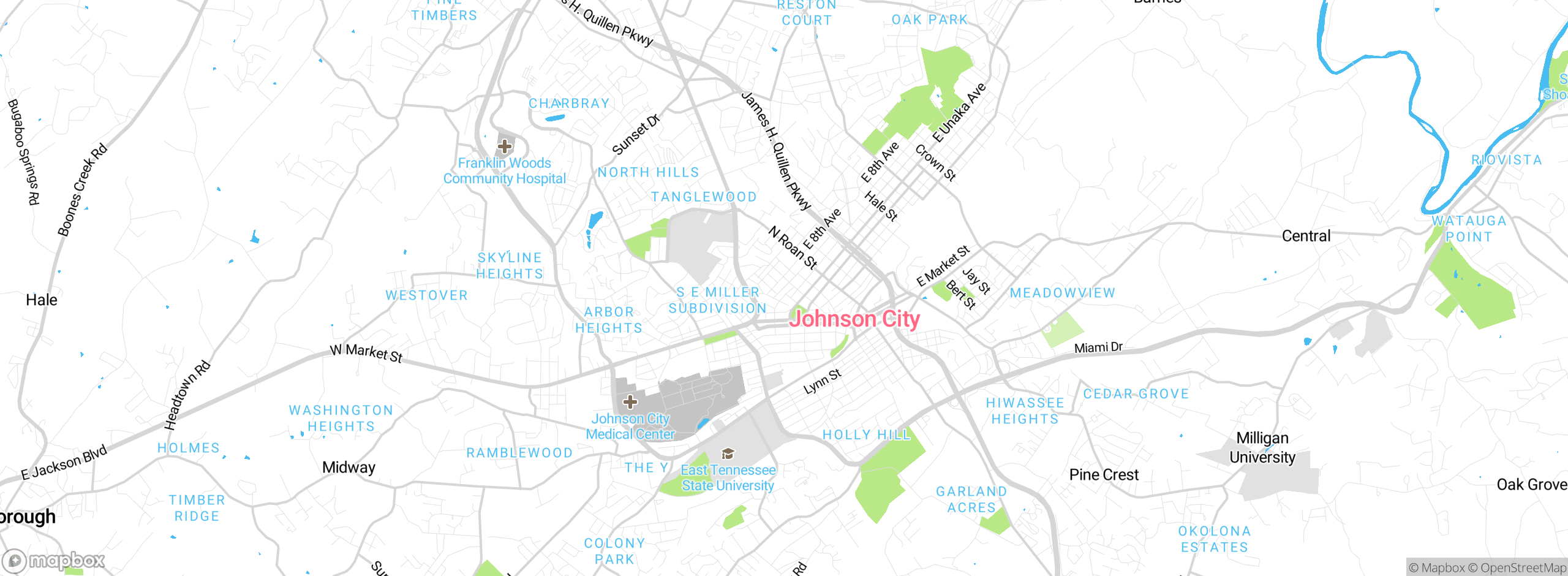Map showing approximate location