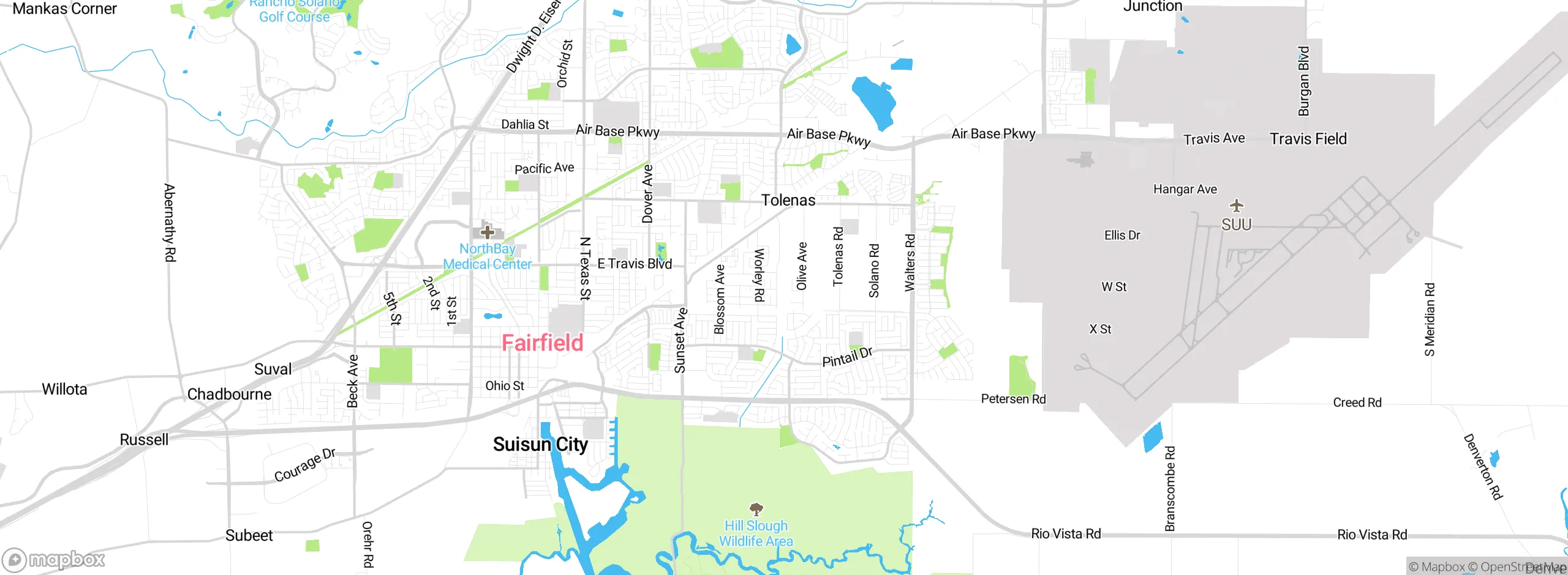 Map showing approximate location