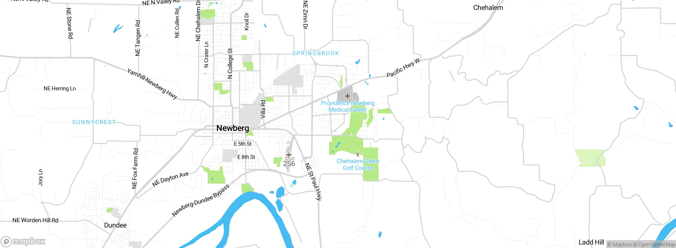 Map showing approximate location