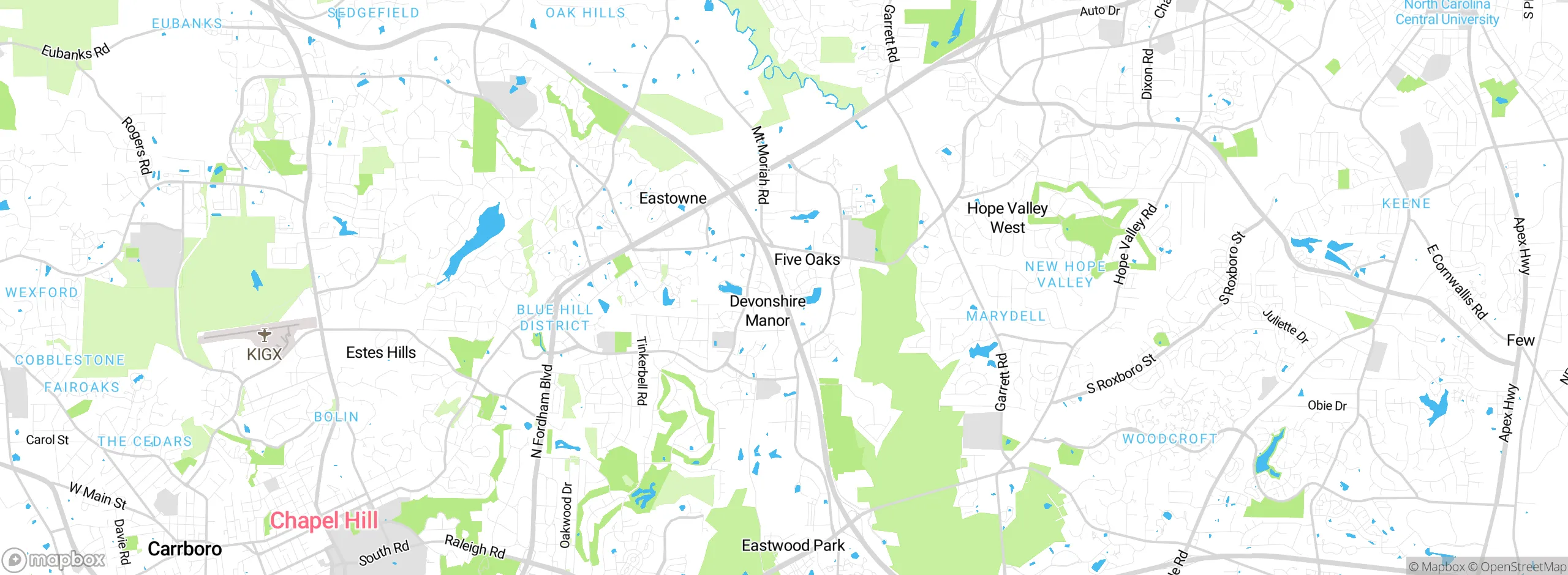 Map showing approximate location