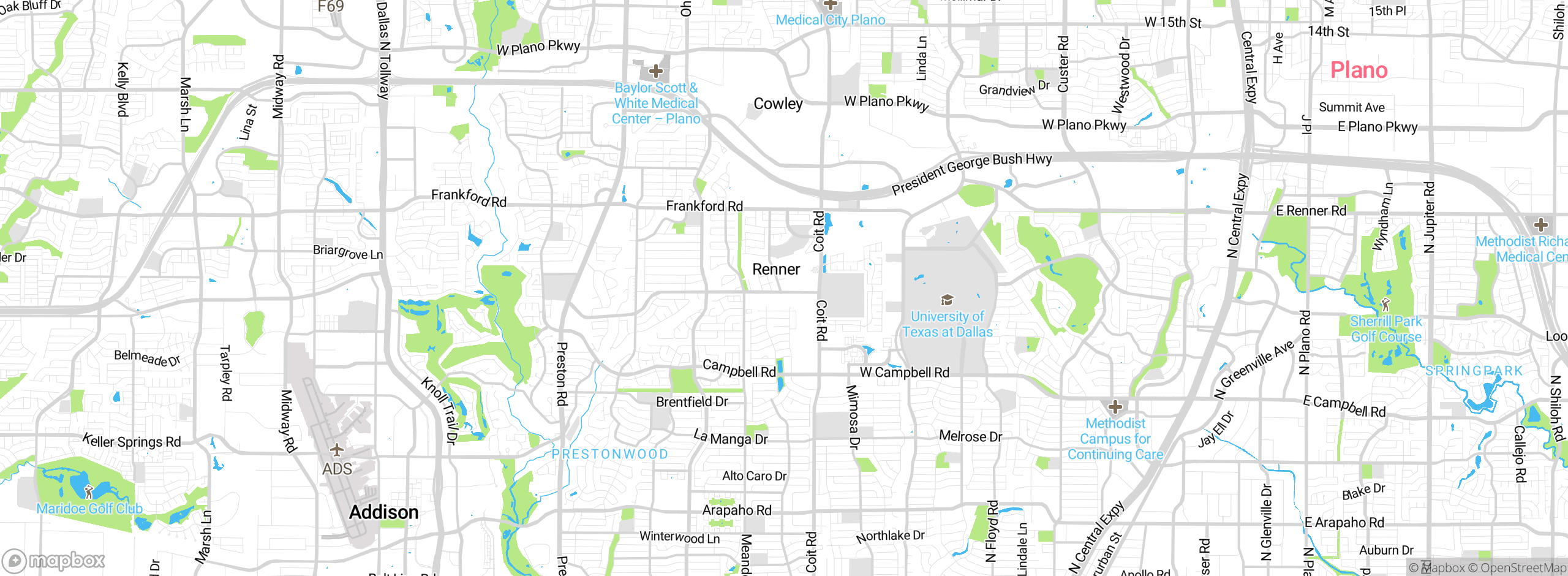 Map showing approximate location
