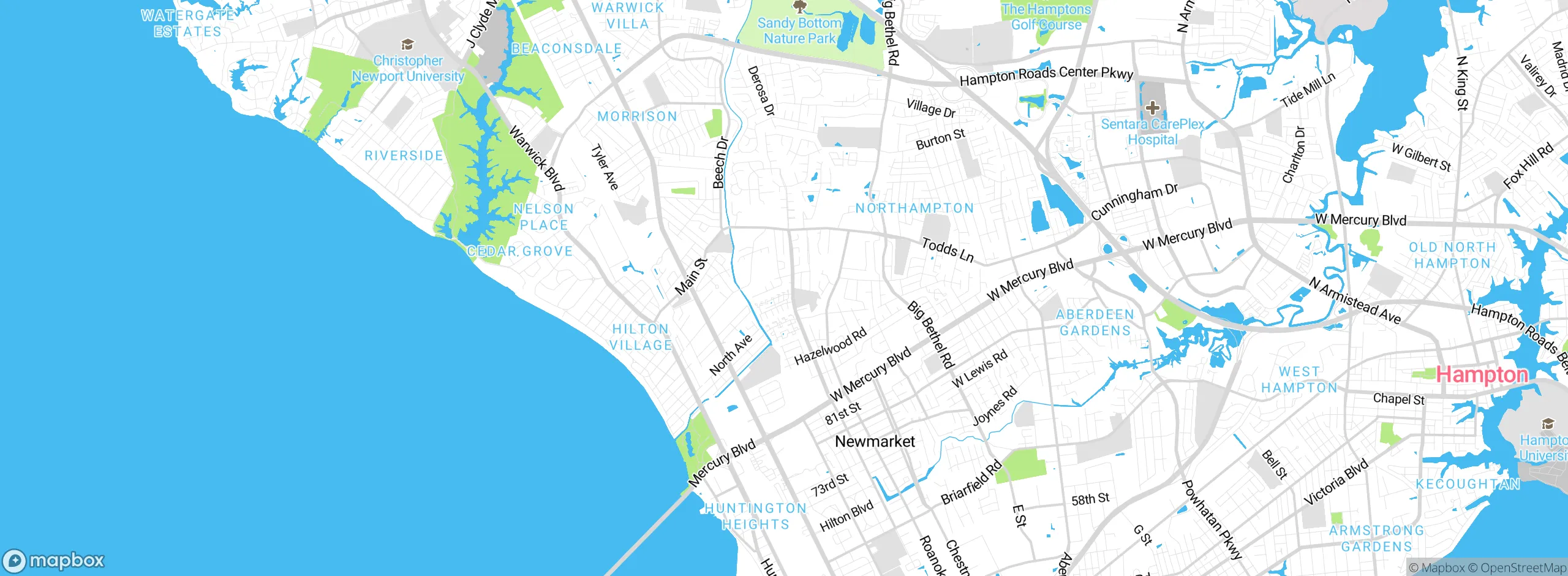 Map showing approximate location