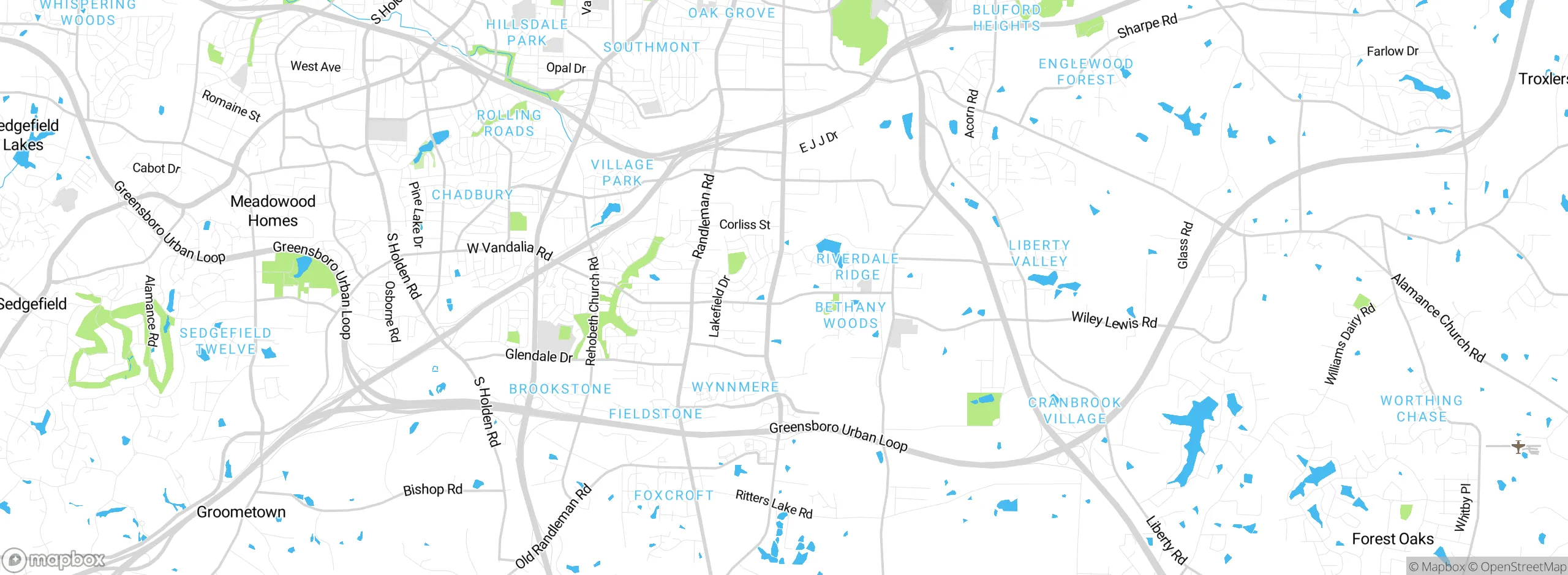 Map showing approximate location