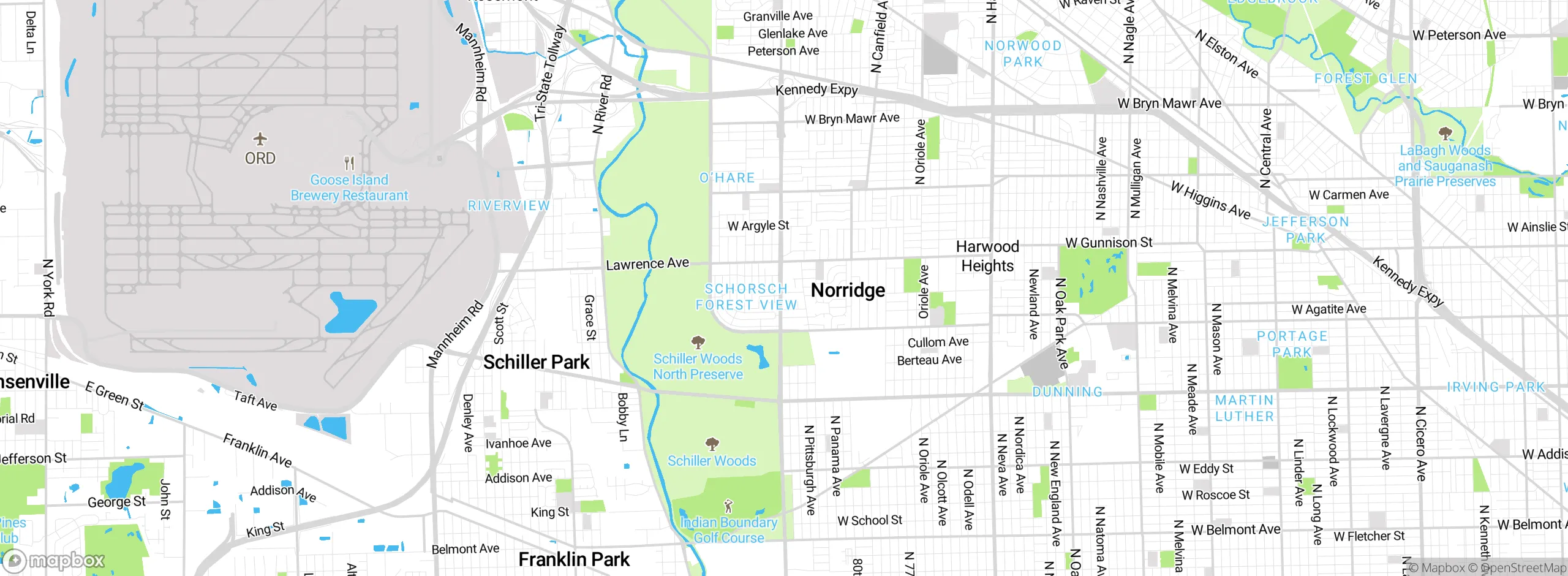 Map showing approximate location