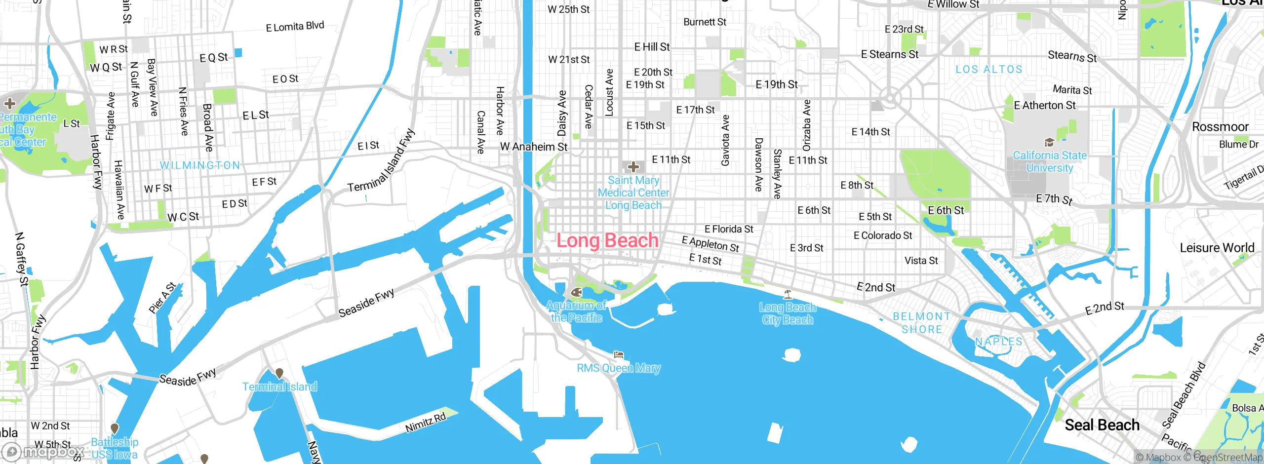 Map showing approximate location