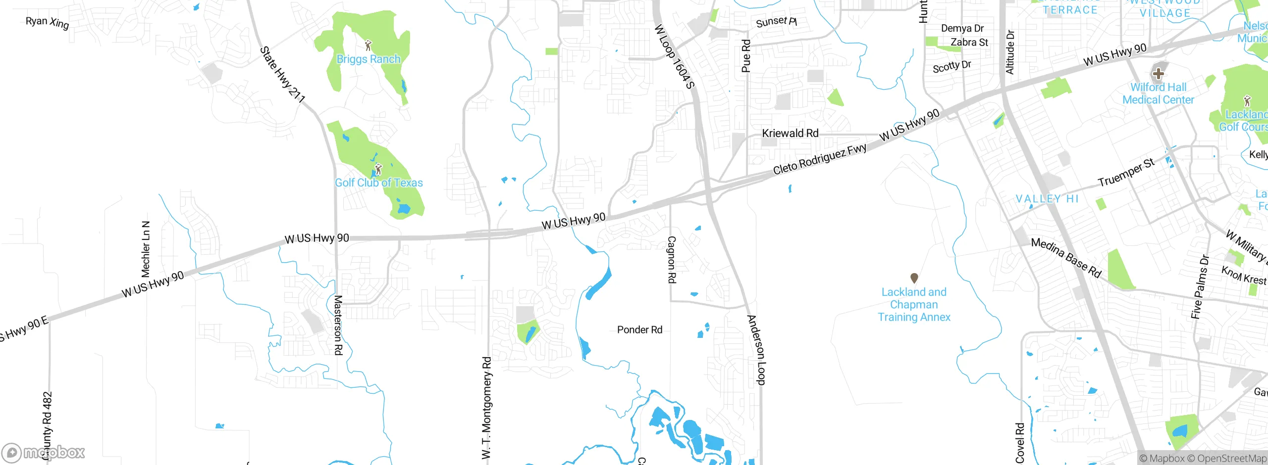 Map showing approximate location