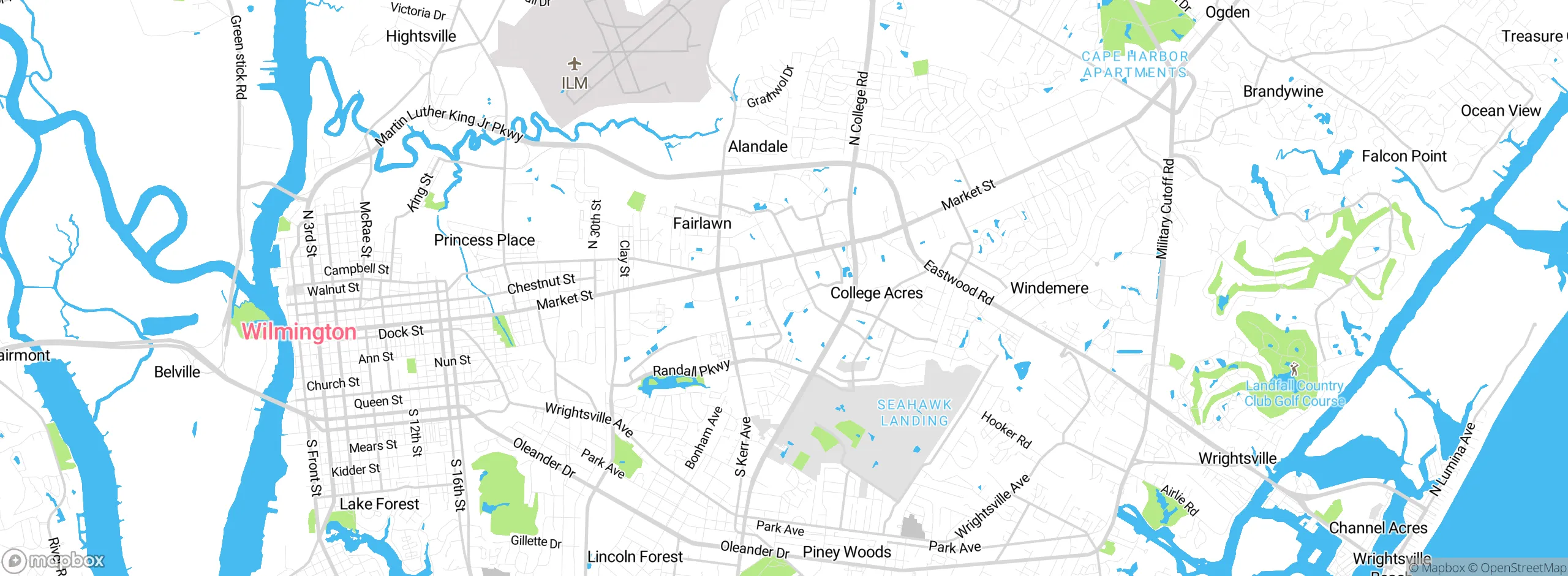 Map showing approximate location