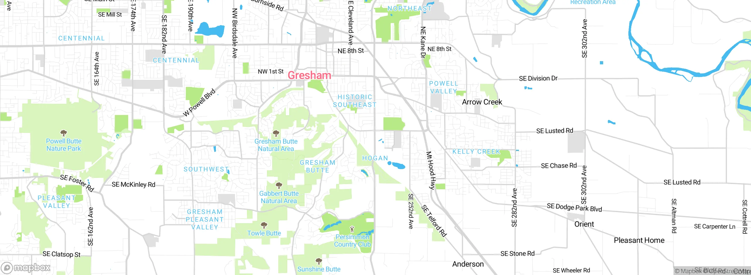 Map showing approximate location