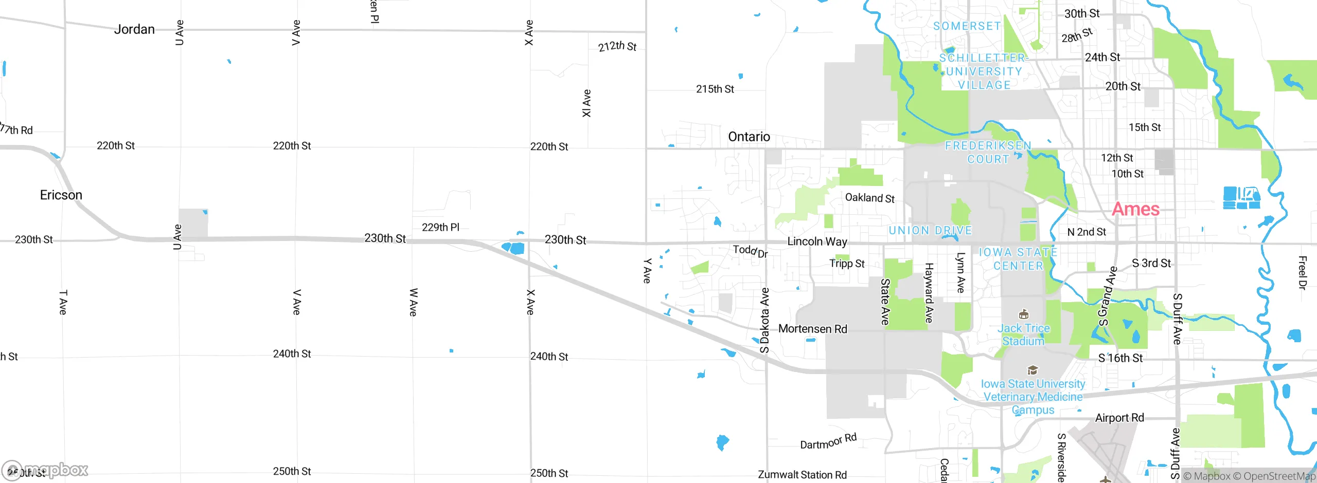 Map showing approximate location