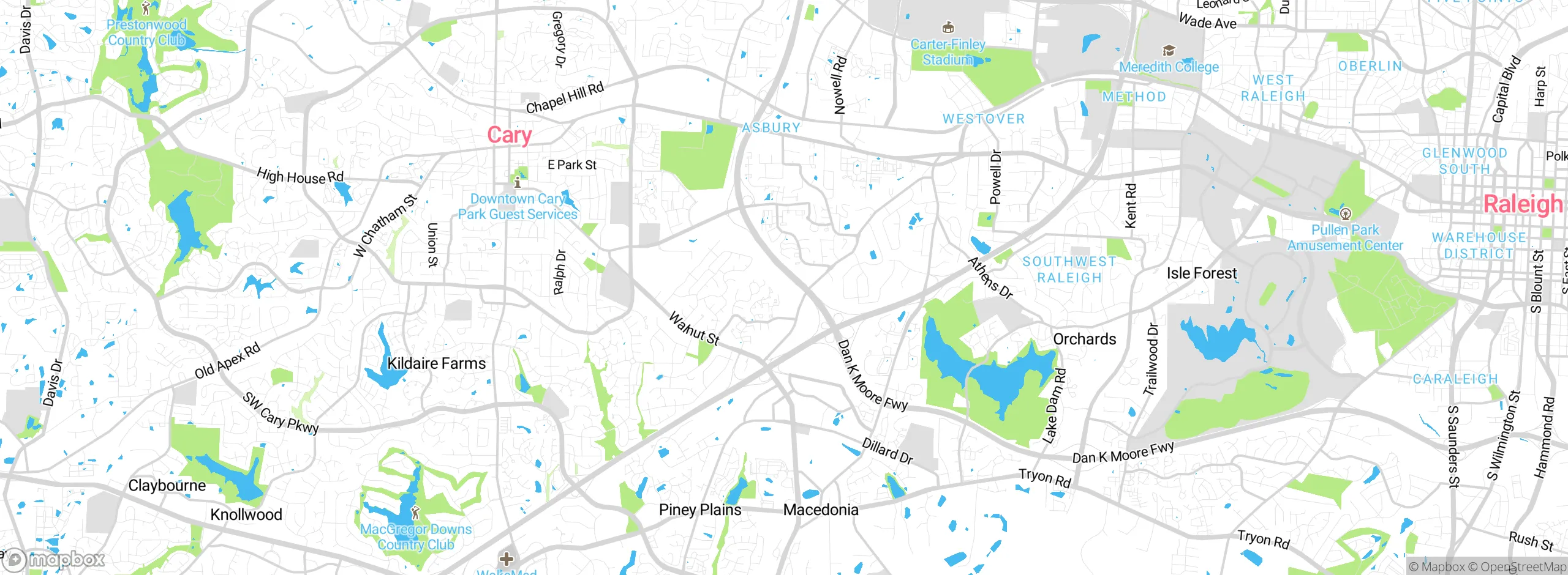 Map showing approximate location