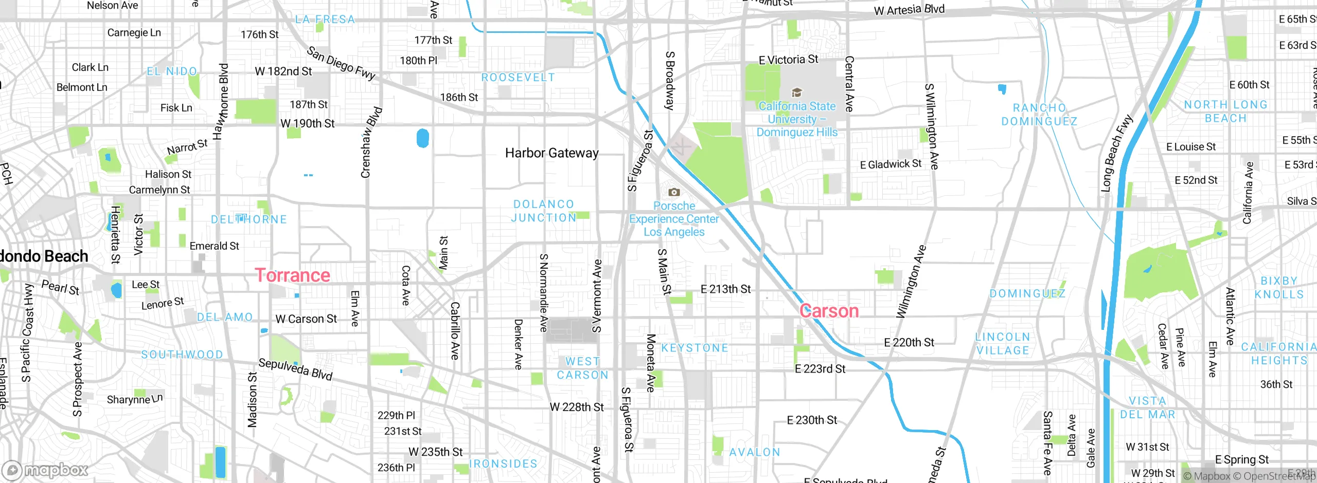 Map showing approximate location