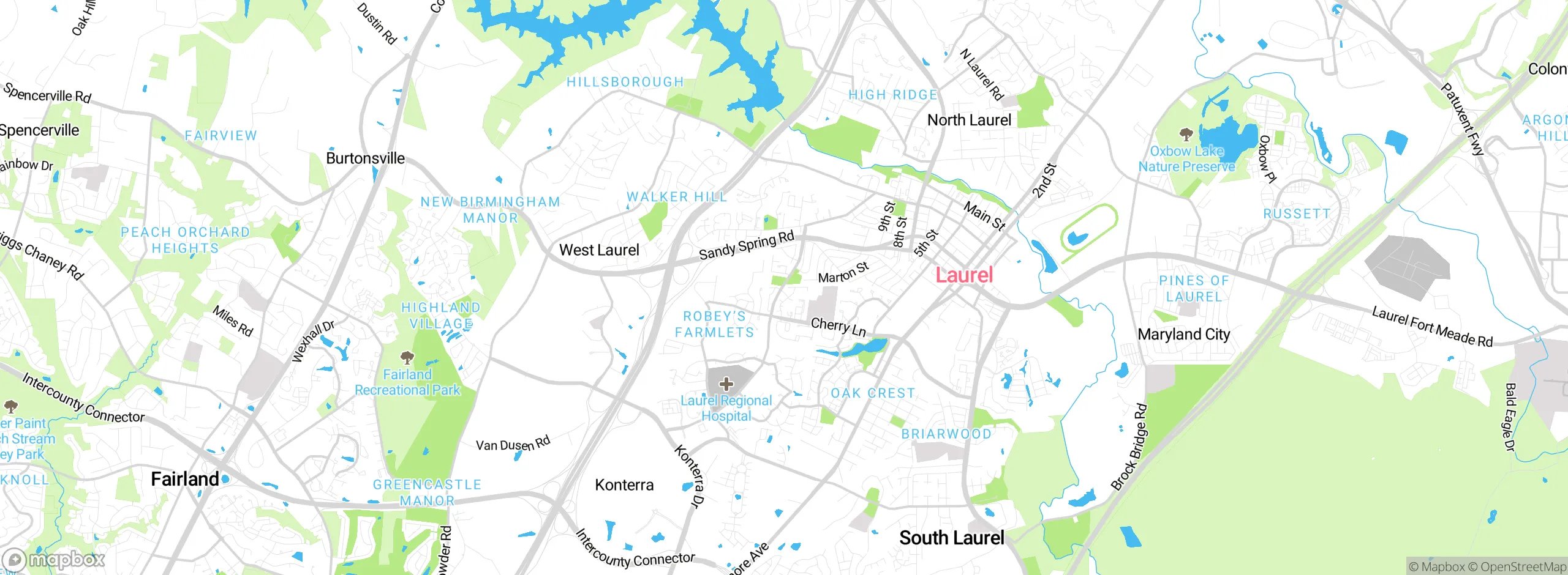 Map showing approximate location