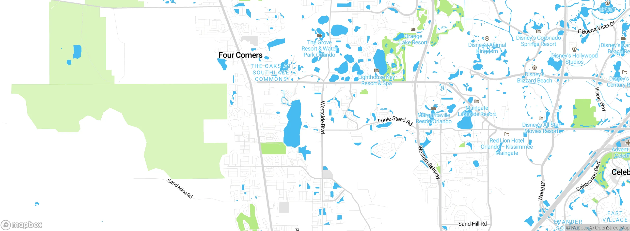 Map showing approximate location
